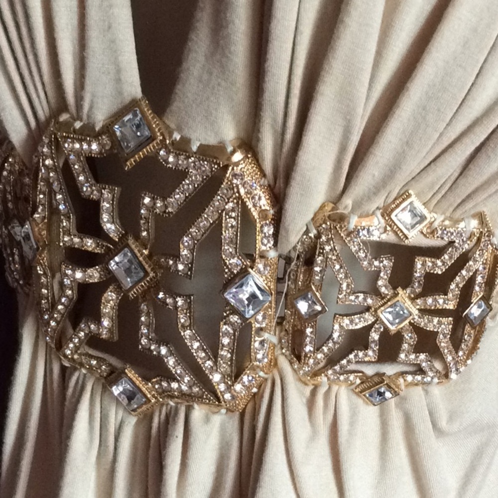ππ Jagger Embellished Rhinestone Crystal Top - Picture 5 of 8